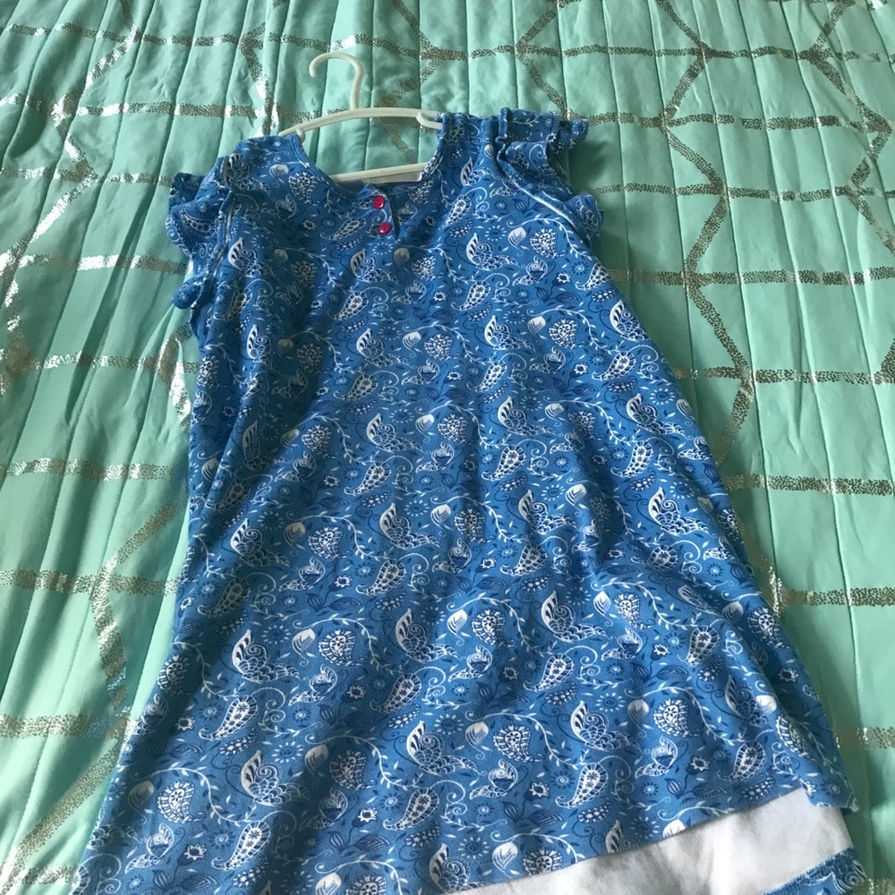 Blue dress